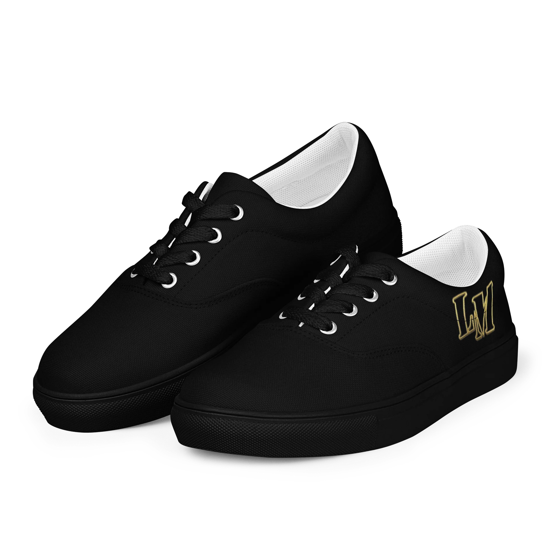 LM Origin™ Stealth Black Sneakers | Unisex Canvas Shoes product image (11)