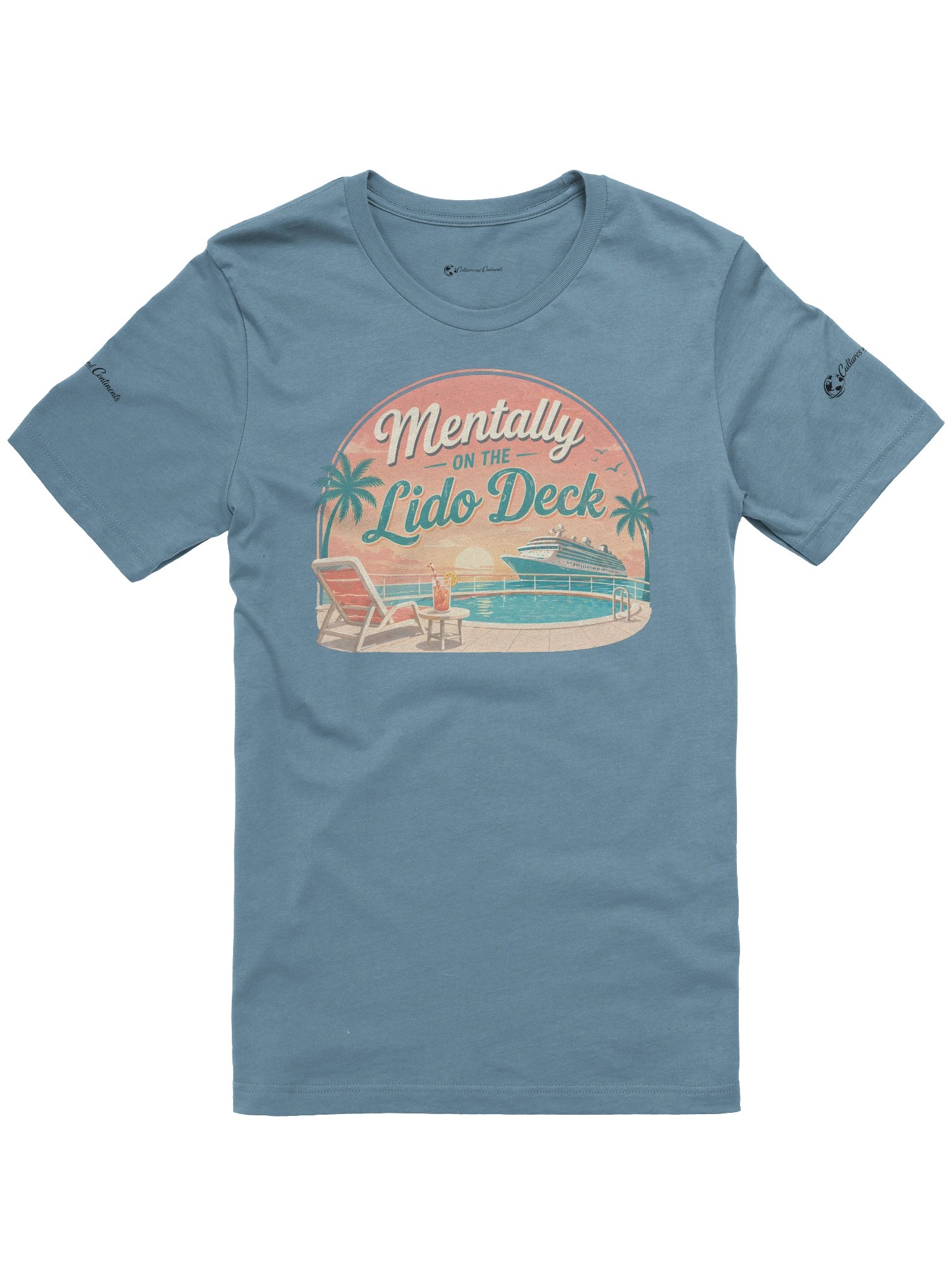 Mentally on the Lido Deck: Cruise T-Shirt product image (1)