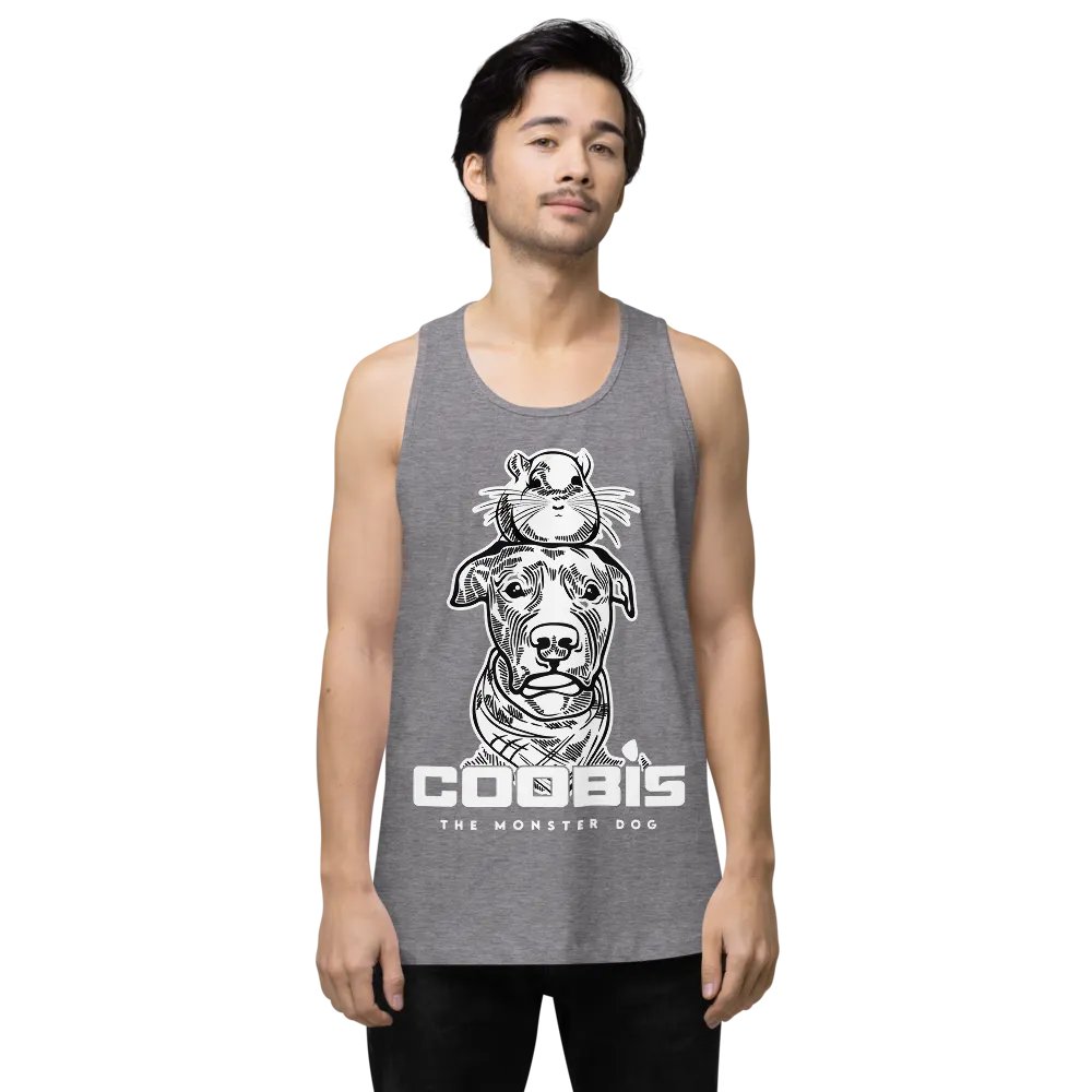 Coobis The Monster Dog Tank Top (With Chinchilla) product image (1)