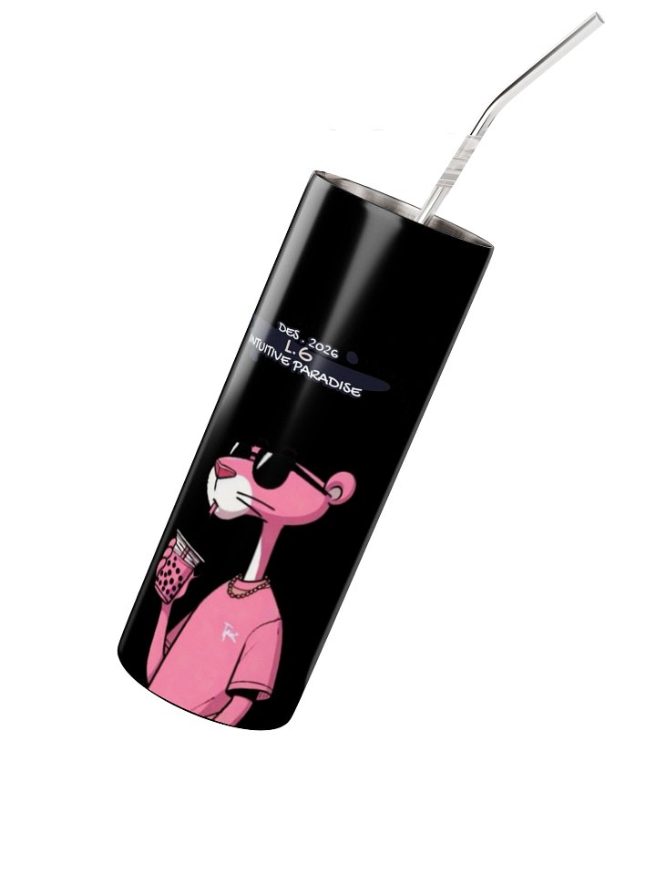 Sassy Panther Stainless Steel Tumbler product image (2)