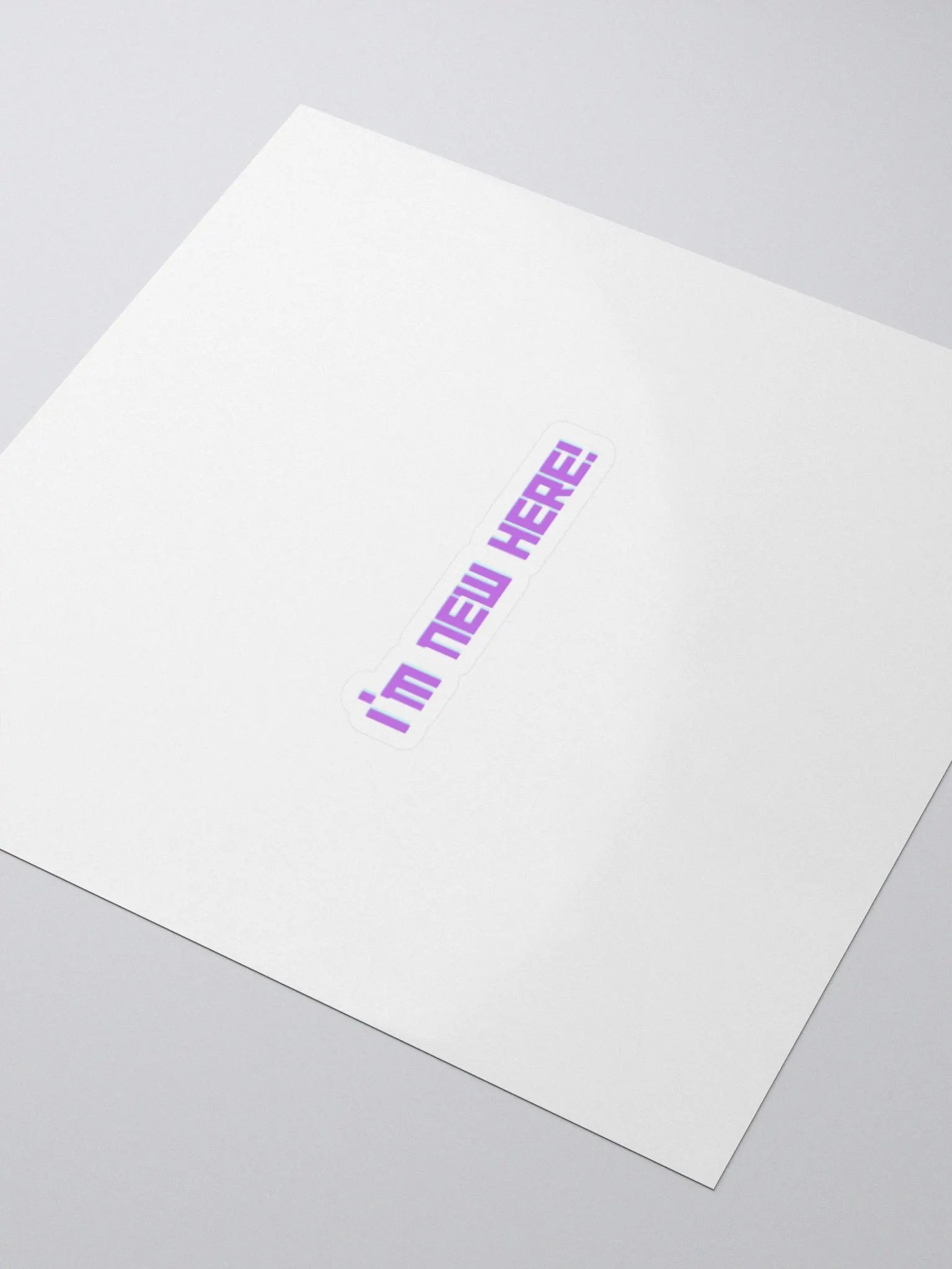I'm new Here Stickers product image (7)