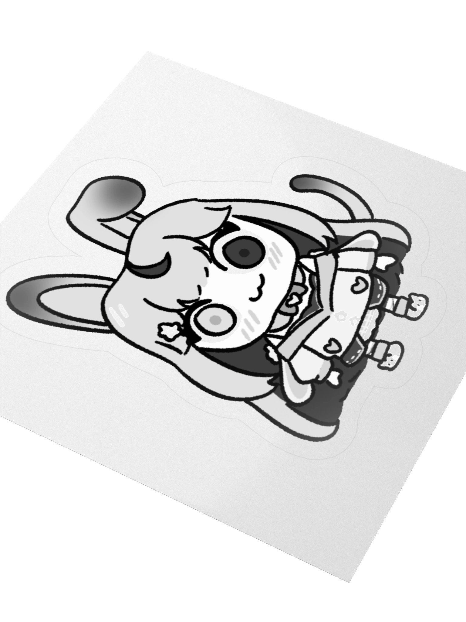 The Silly - B&W Sticker product image (3)