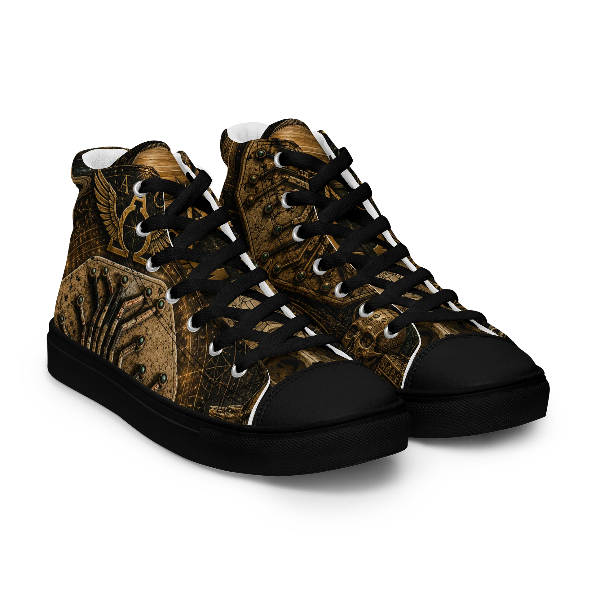 Aliencarving's Alpha and Omega Mens High-Tops product image (8)