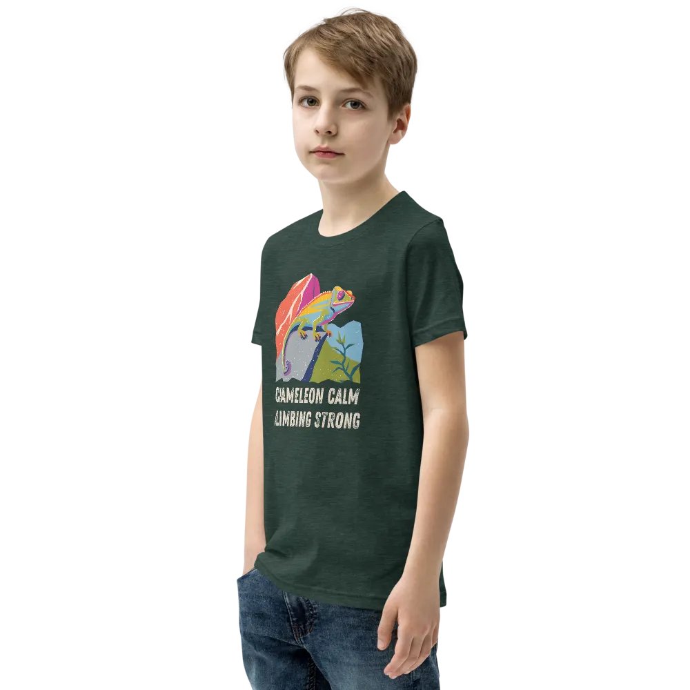 Chameleon Calm - Youth Climbing T-Shirt product image (23)