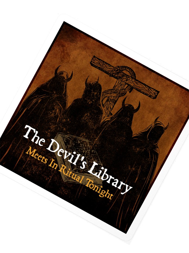 The Devil's Library Ritual Sticker product image (4)