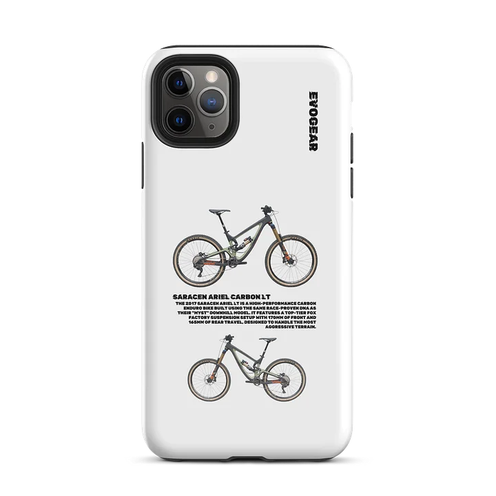 White Saracen Ariel Carbon LT iPhone Case product image (53)
