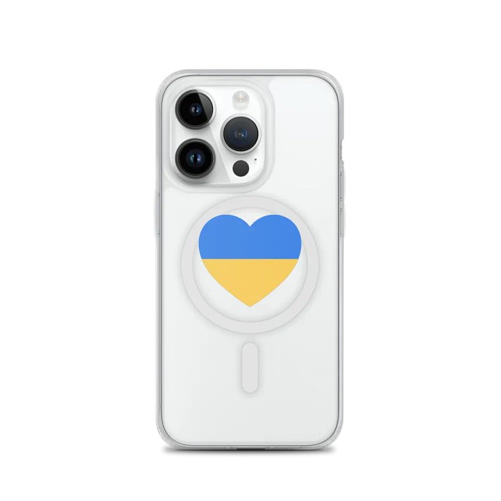 DuoTone Heart MagSafe® Clear Case product image (3)