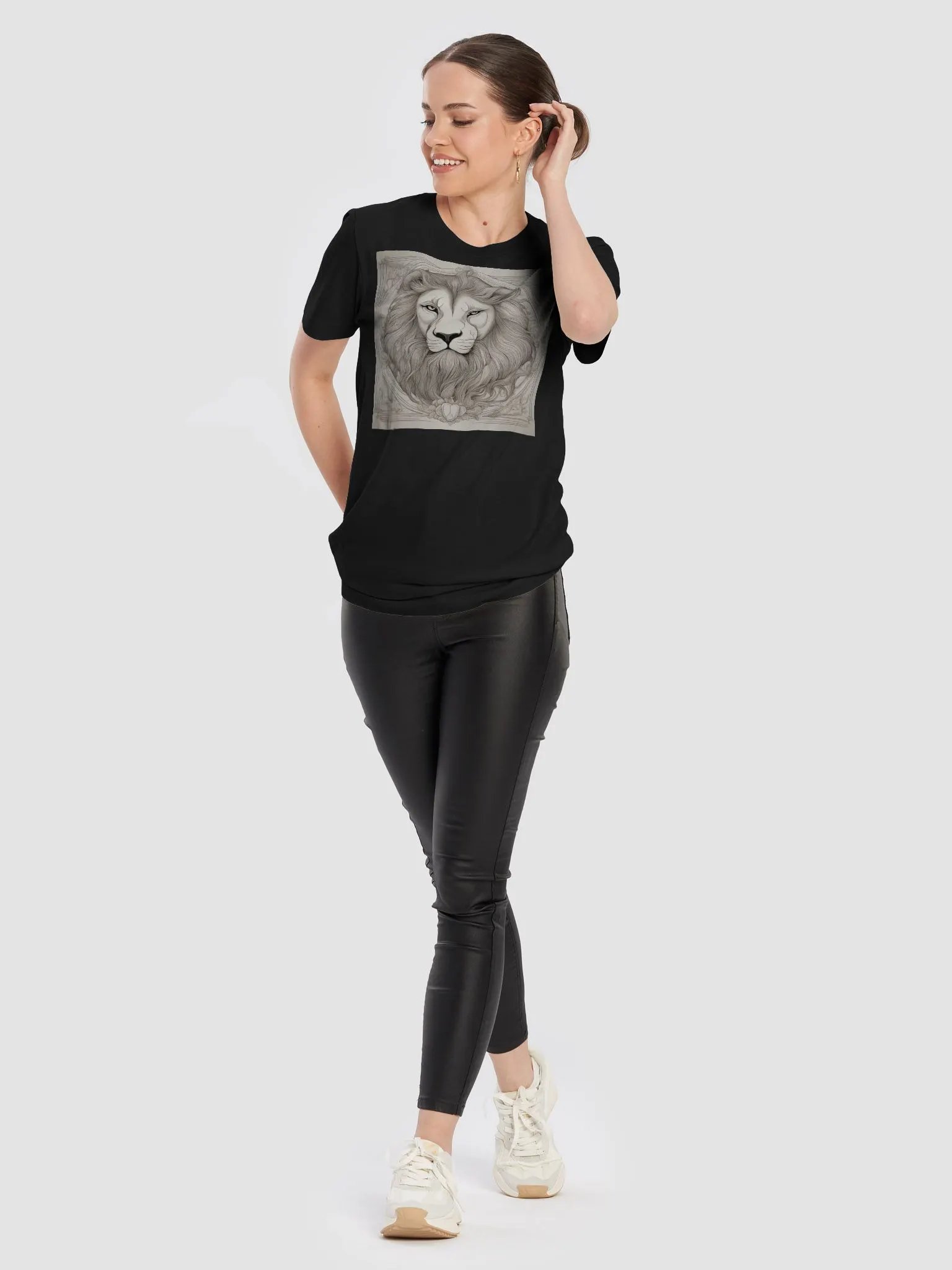Unisex Leo Zodiac T-Shirt - Majestic Lion Design, Astrology Gift product image (2)
