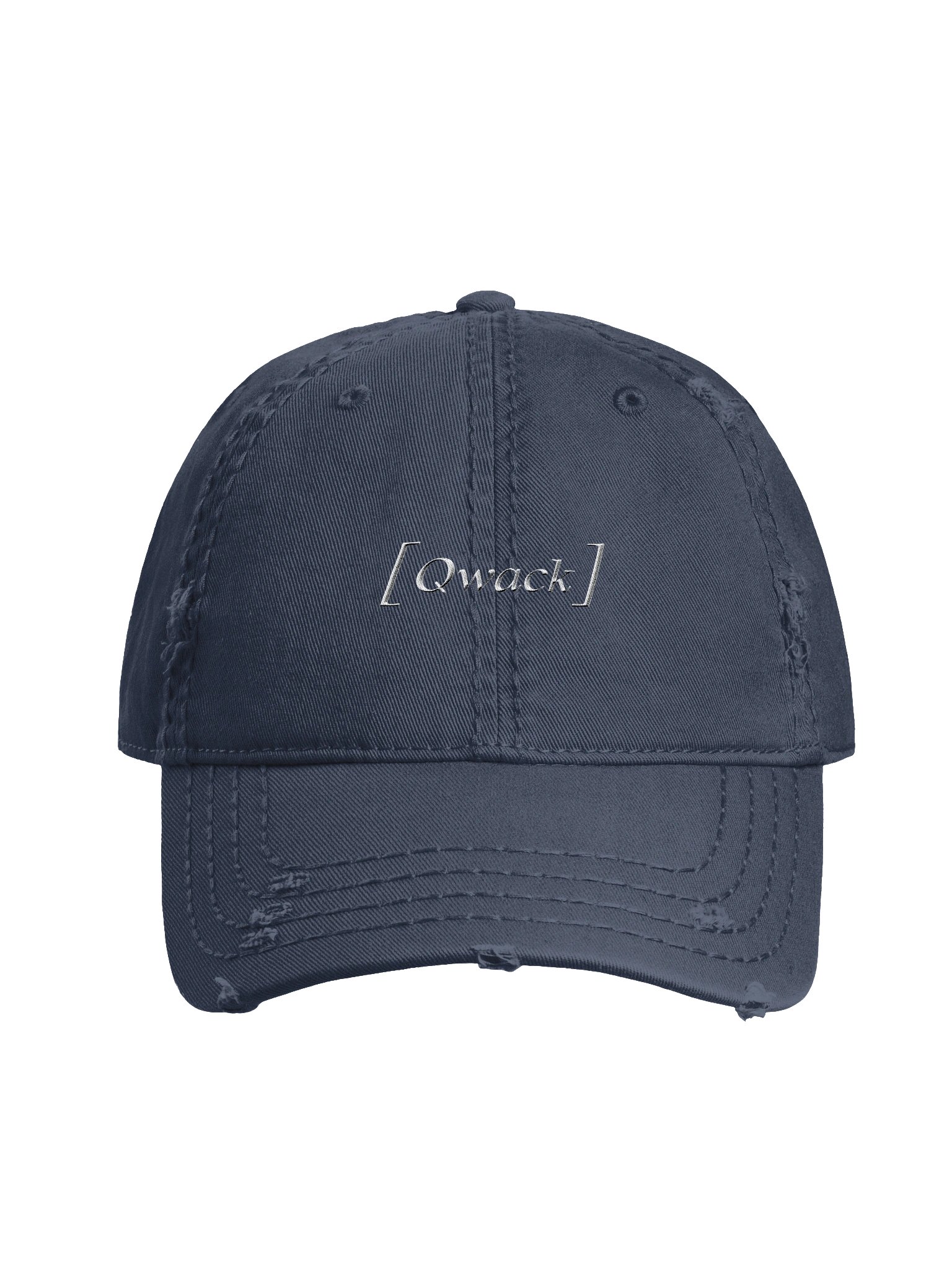 Minimalist Distressed Dad Hat - [Qwack] product image (1)