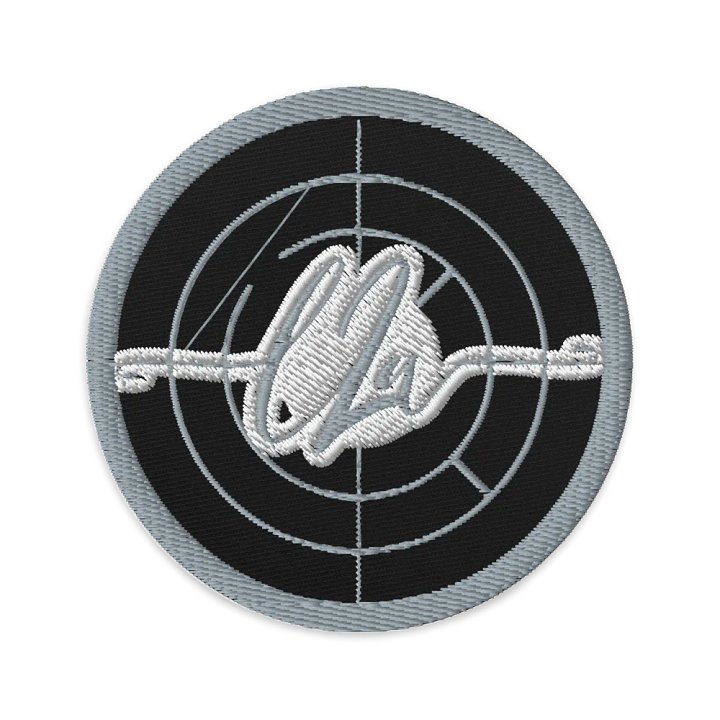 Lrn2aim Circular Embroidered Patch product image (1)