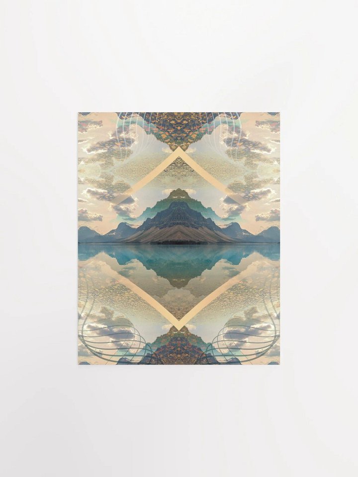 Geometric Art Print - Reflections (Original) product image (3)