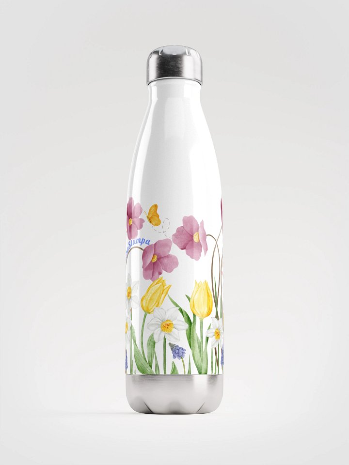 Blooming Beauty Stainless Steel Water Bottle product image (1)