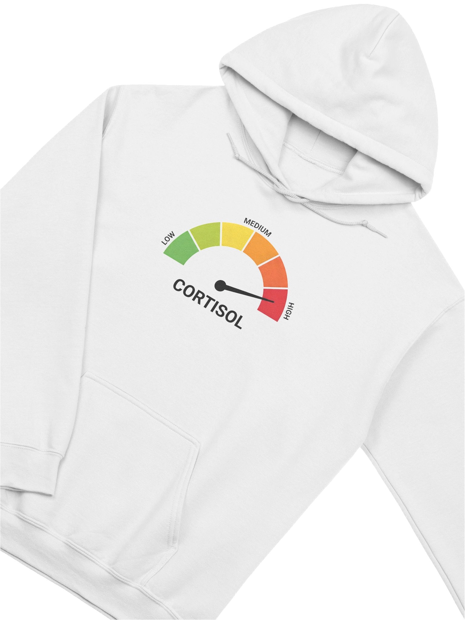 High Cortisol Hoodie White product image (3)