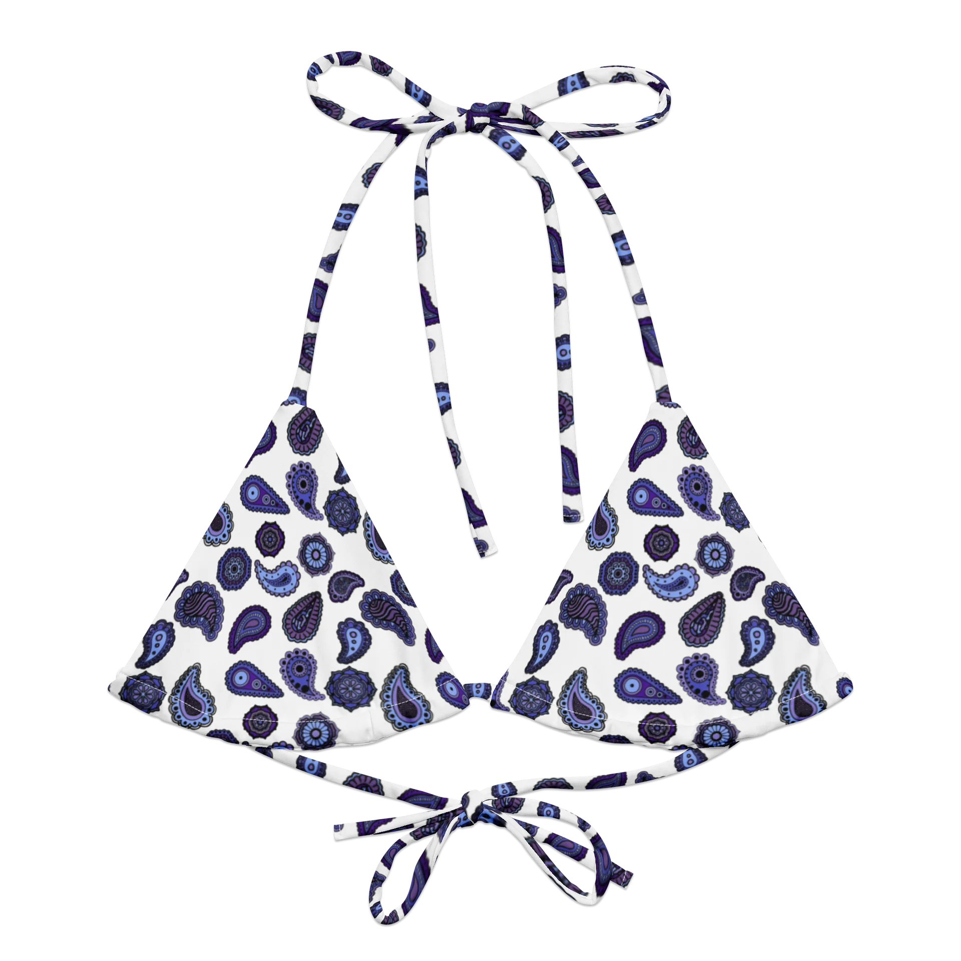 Trippy String Bikini Top Blue product image (2)