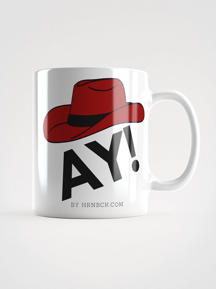 HRNBCK MUG - AY! White Edition One product image (1)
