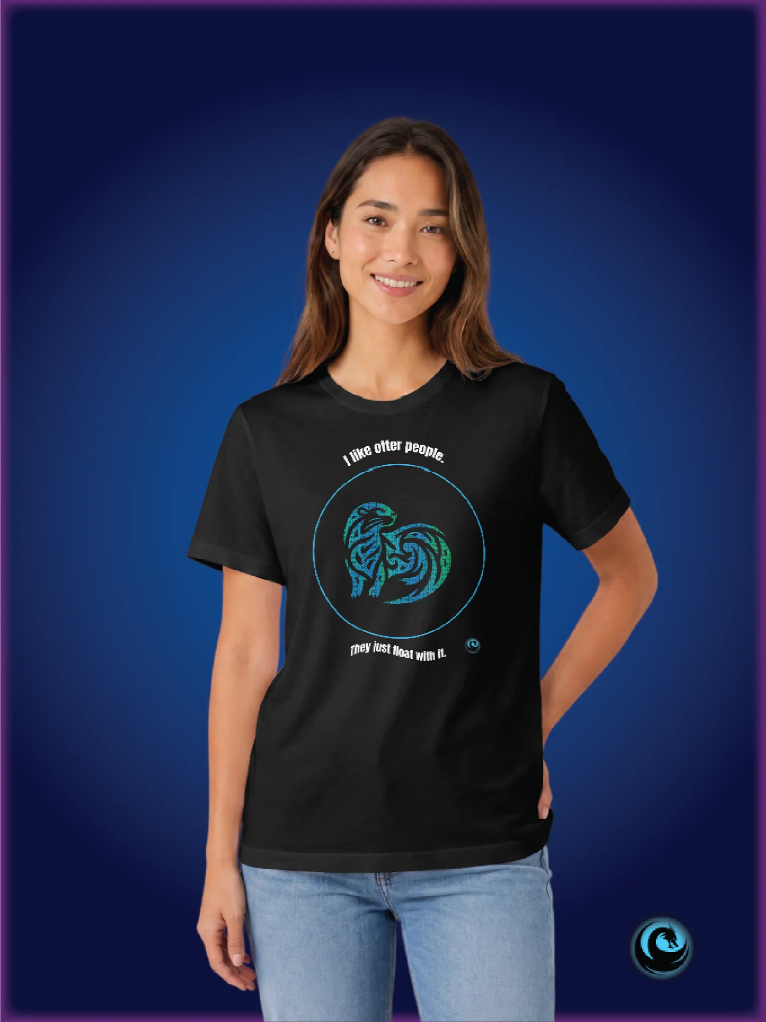 WaterDragon Apparel | "I Like Otter People" Funny Pun Graphic Tee product image (1)