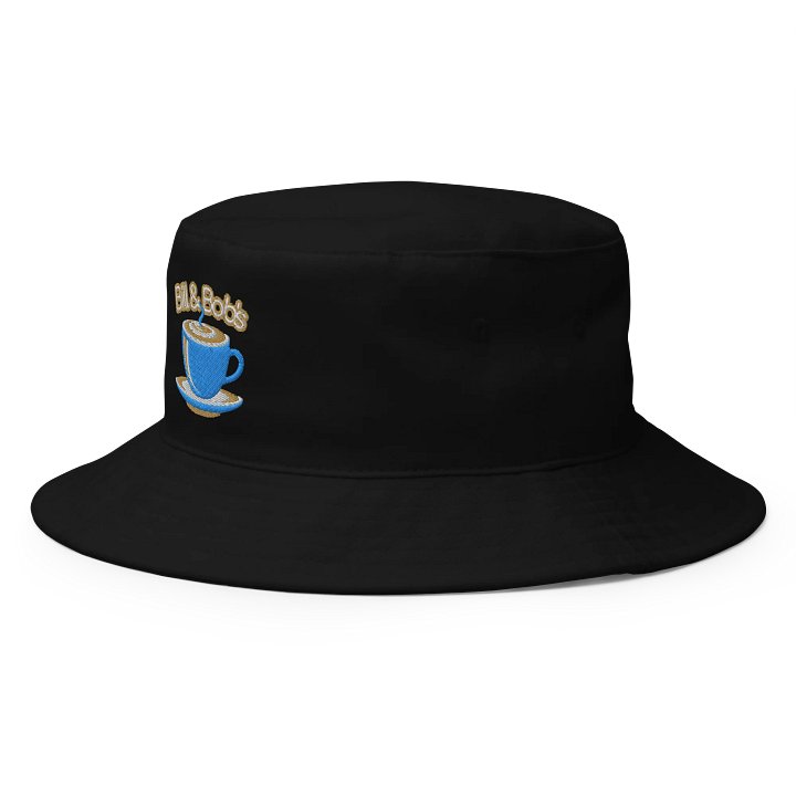 Bill & Bob's Coffee Shop | AA Sobriety Bucket Hat Agua Teal Color Design product image (2)