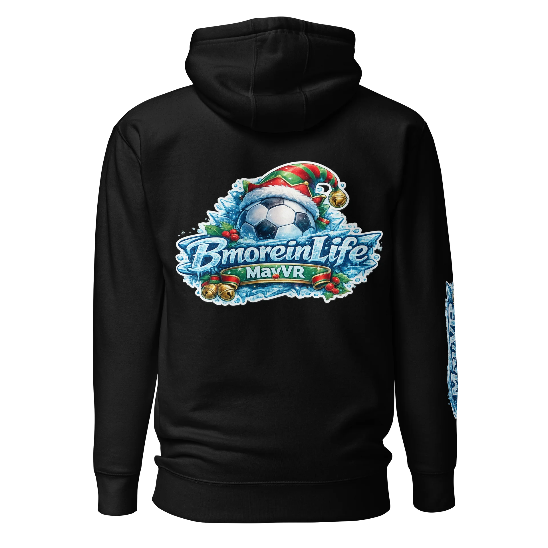 BmoreinLife Custom MayVR Soccer Ice Edition Hoodie – Stay Positive product image (4)