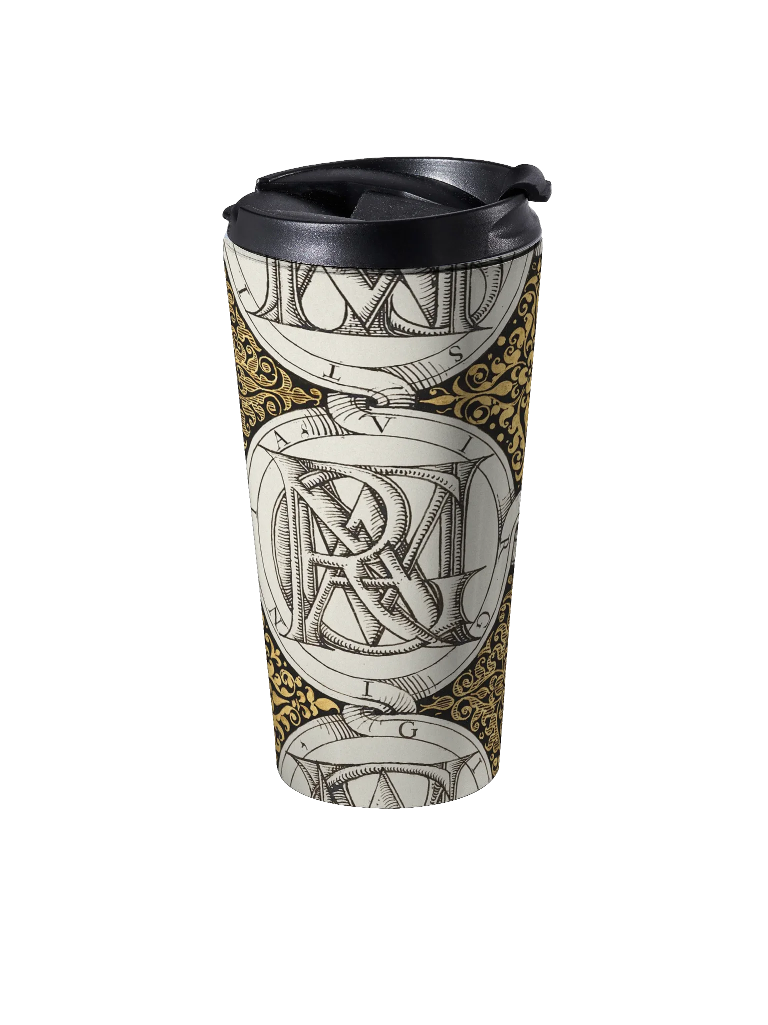 Superimposed Letters. Stainless Steel Mug product image (2)