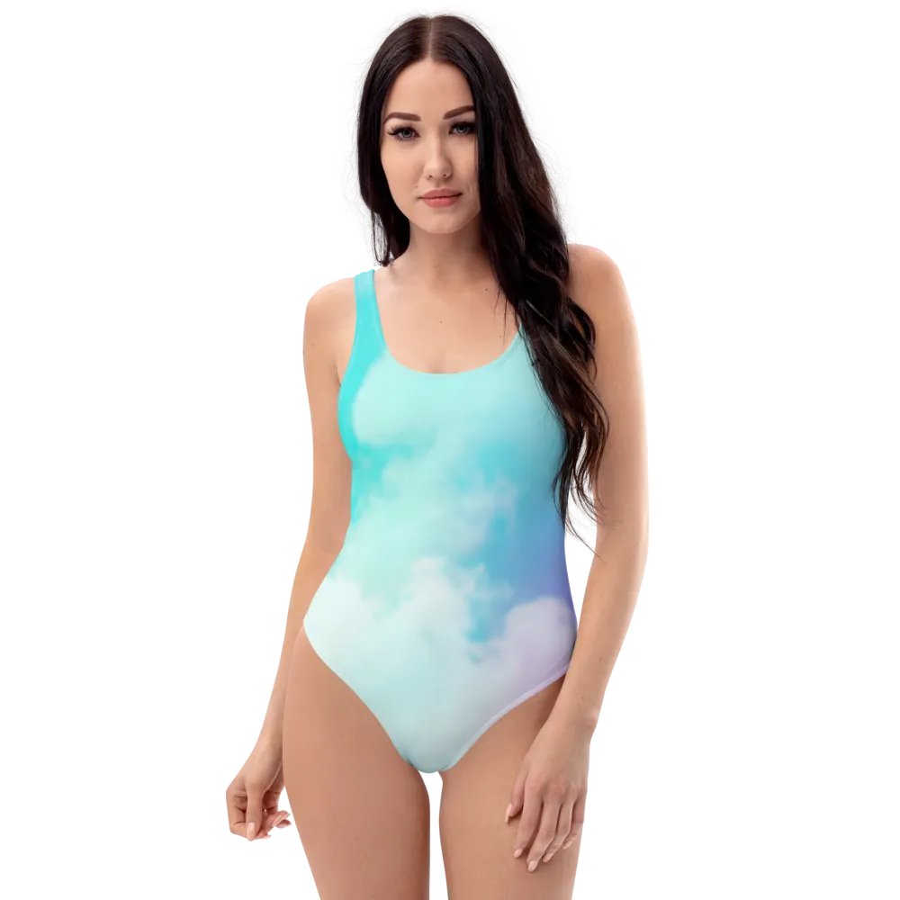 Blur Cloud Rainbow Design one piece Swimsuit - V2 product image (5)