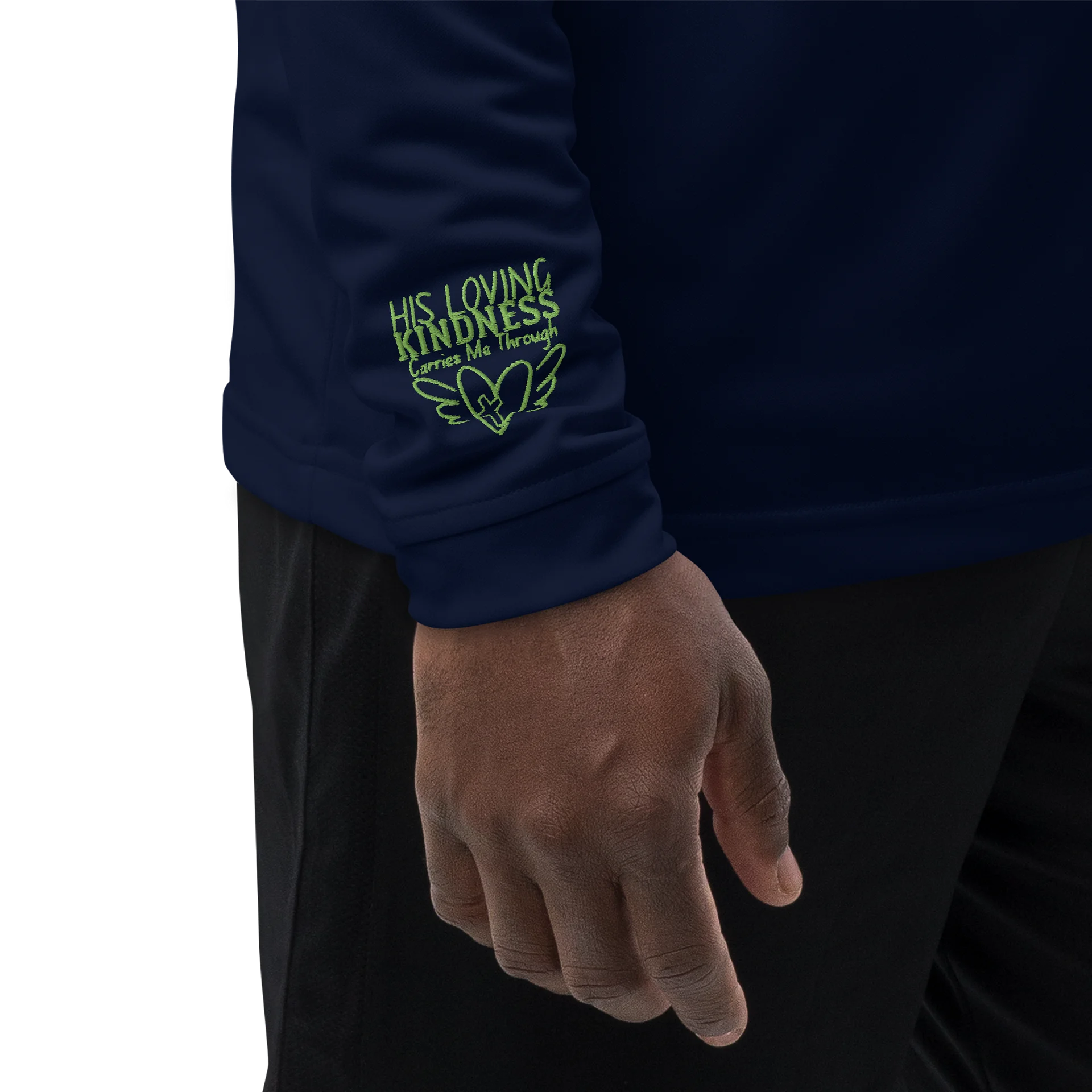 Every Morning New Mercies Men's Adidas Quarter-Zip product image (2)