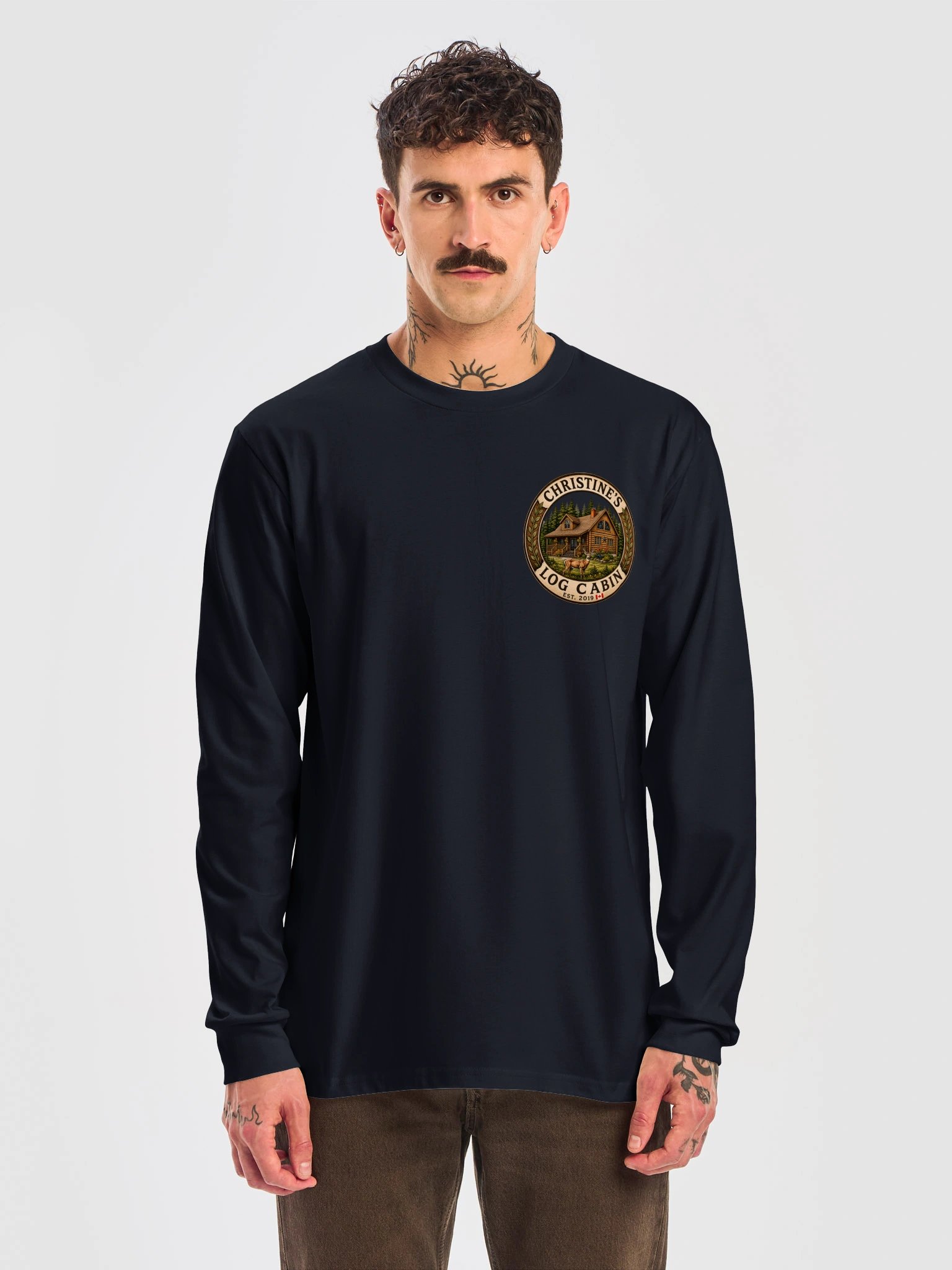 Christine’s Log Cabin Weekend Long Tee product image (37)