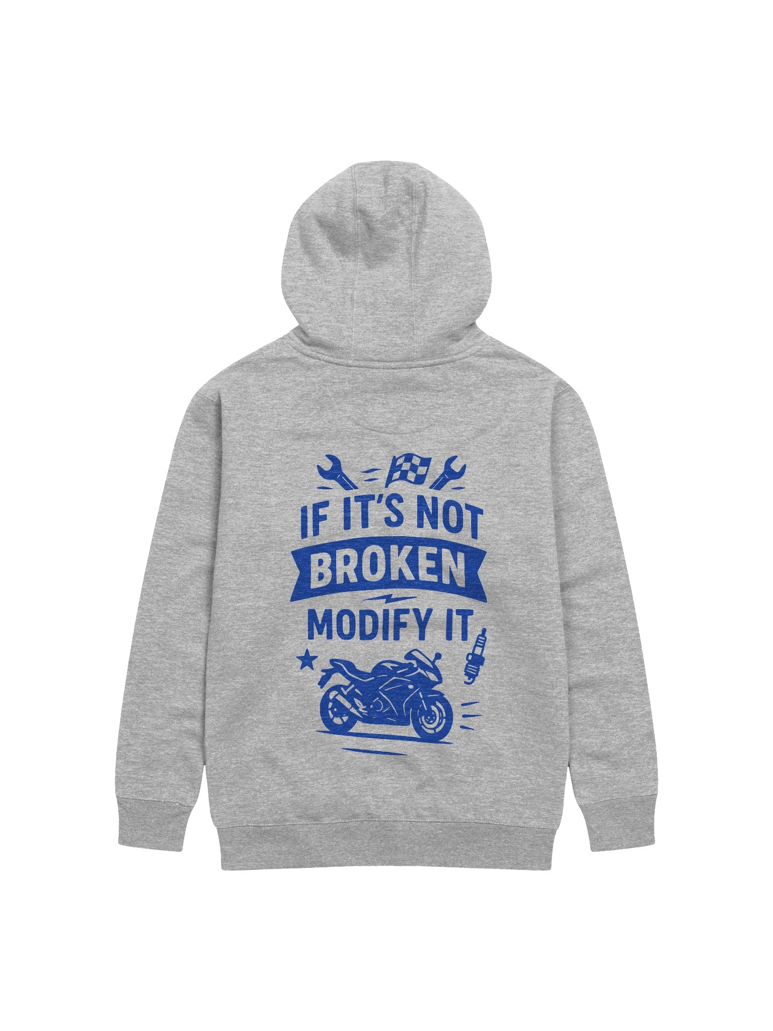 If Its Not Broken, Grey Hoodie product image (1)