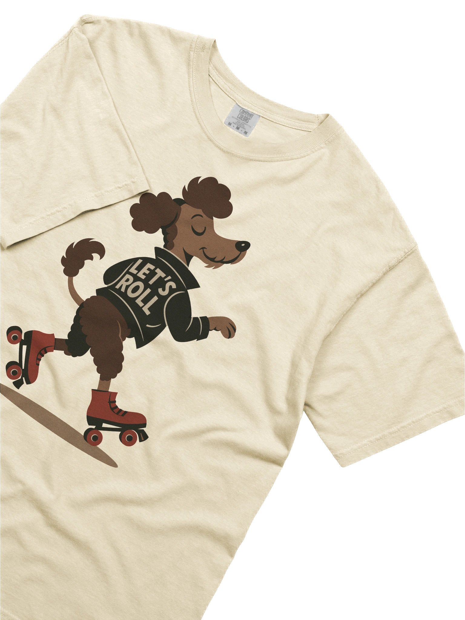 Let's Roll Retro Rollerskating Poodle product image (15)