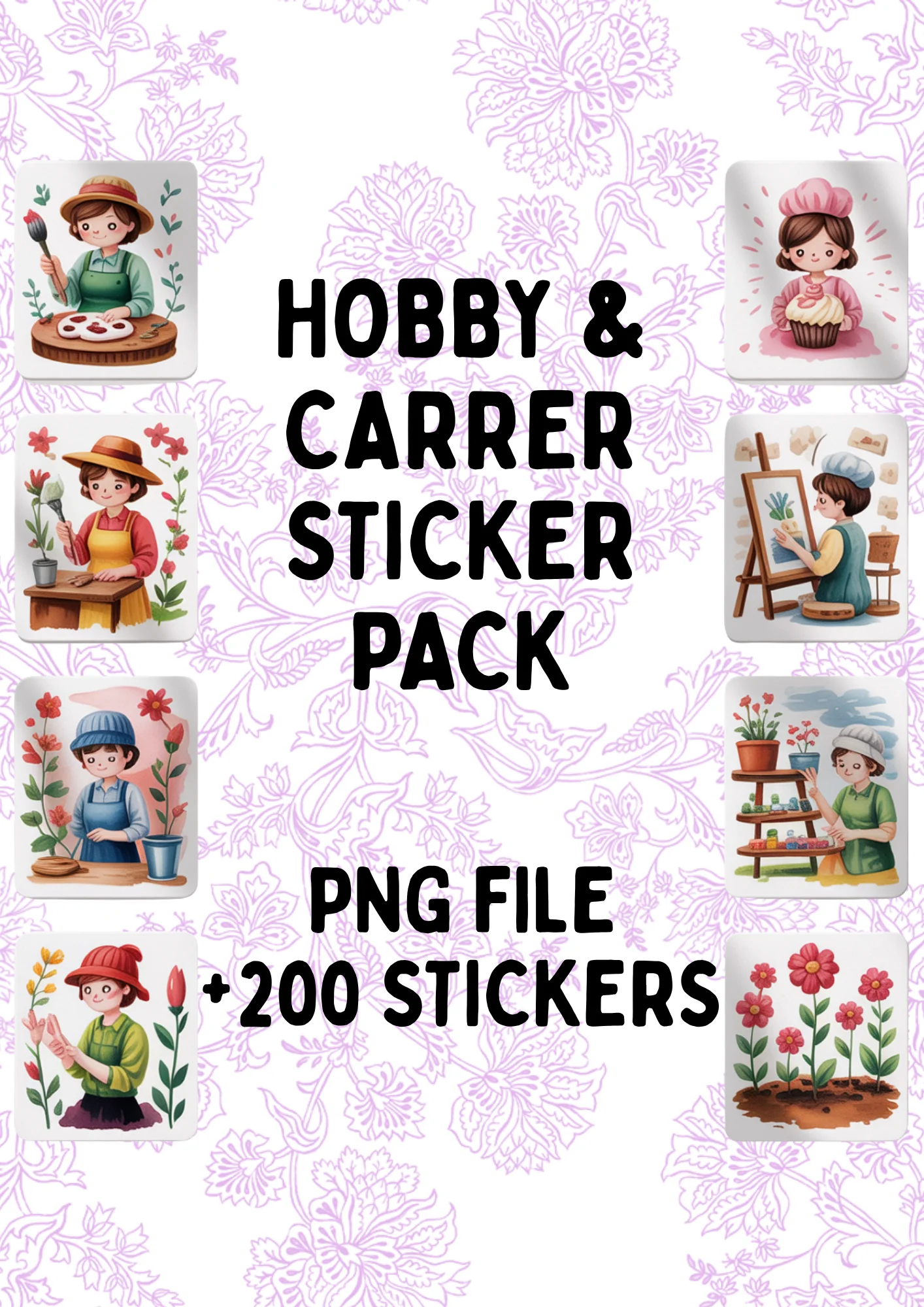 Hobby & Career Sticker Pack product image (1)
