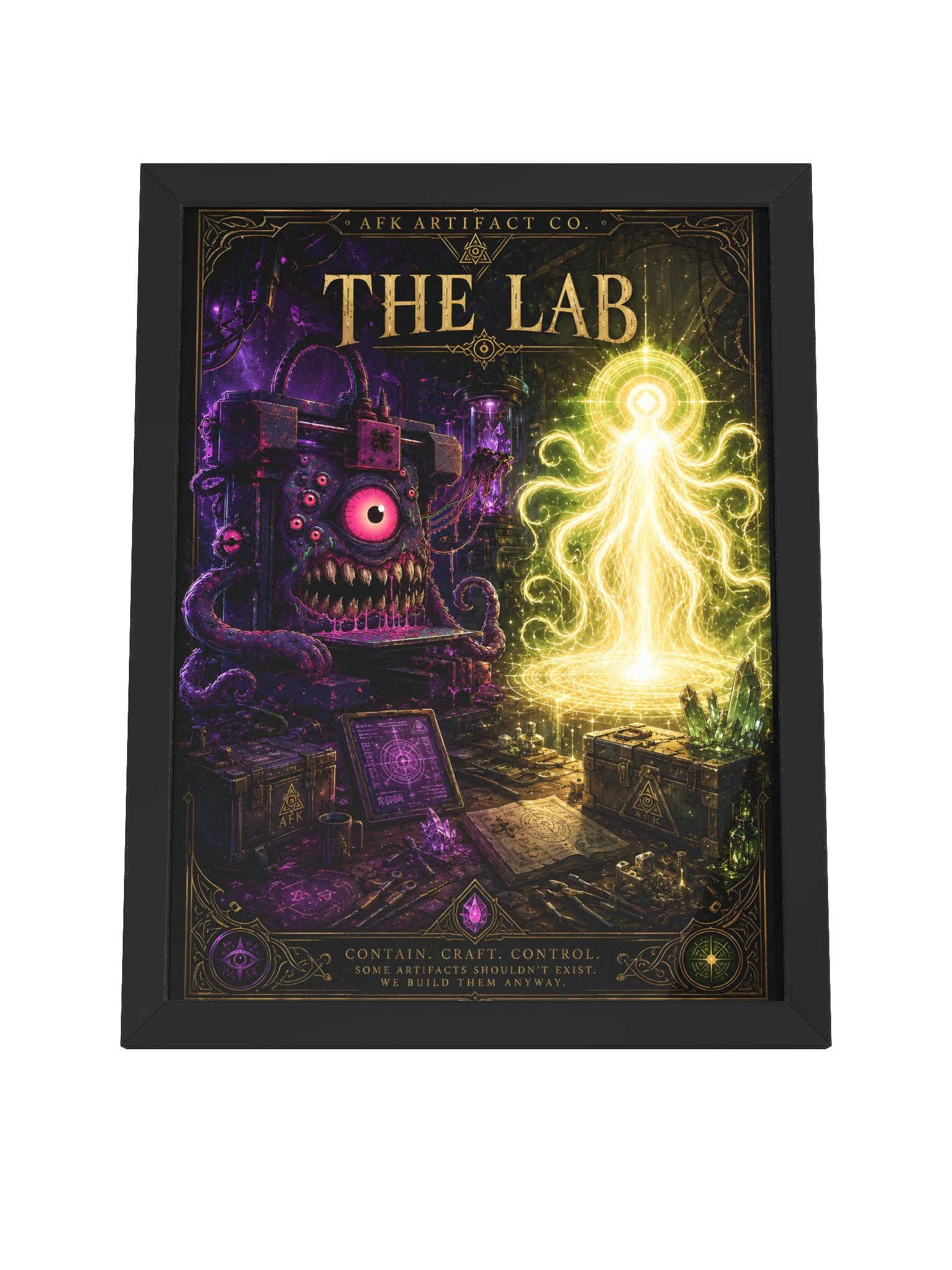 The Lab — AFK Artifact Co. Framed Poster product image (4)