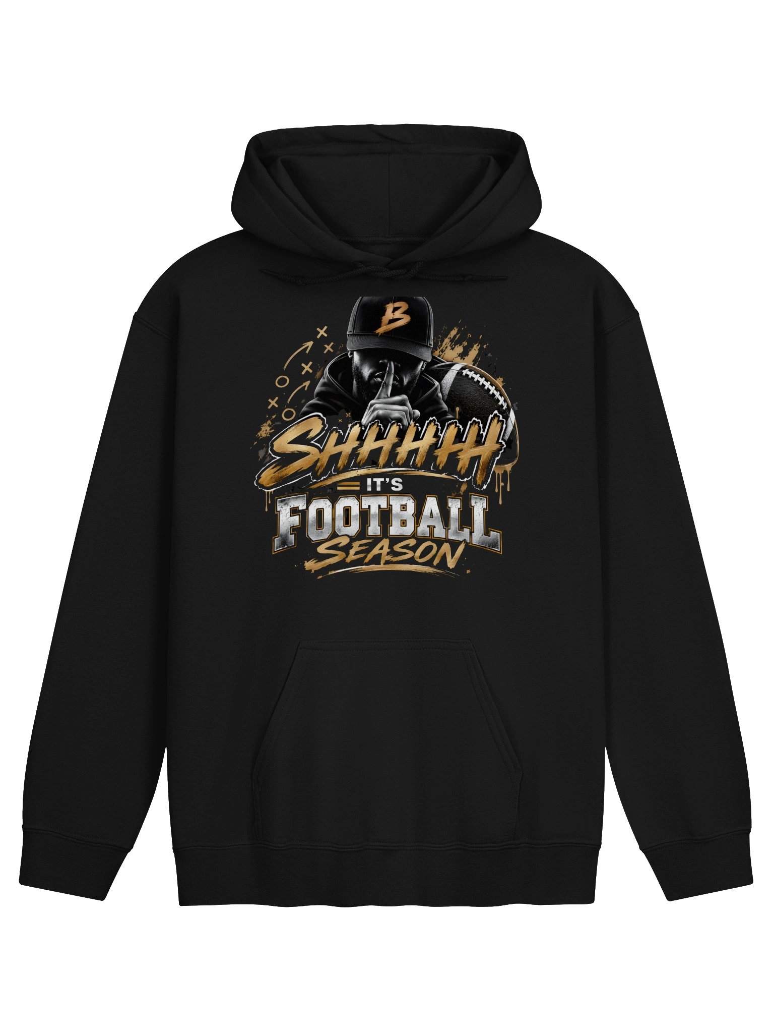 Shhhh It’s Football Season Hoodie product image (4)