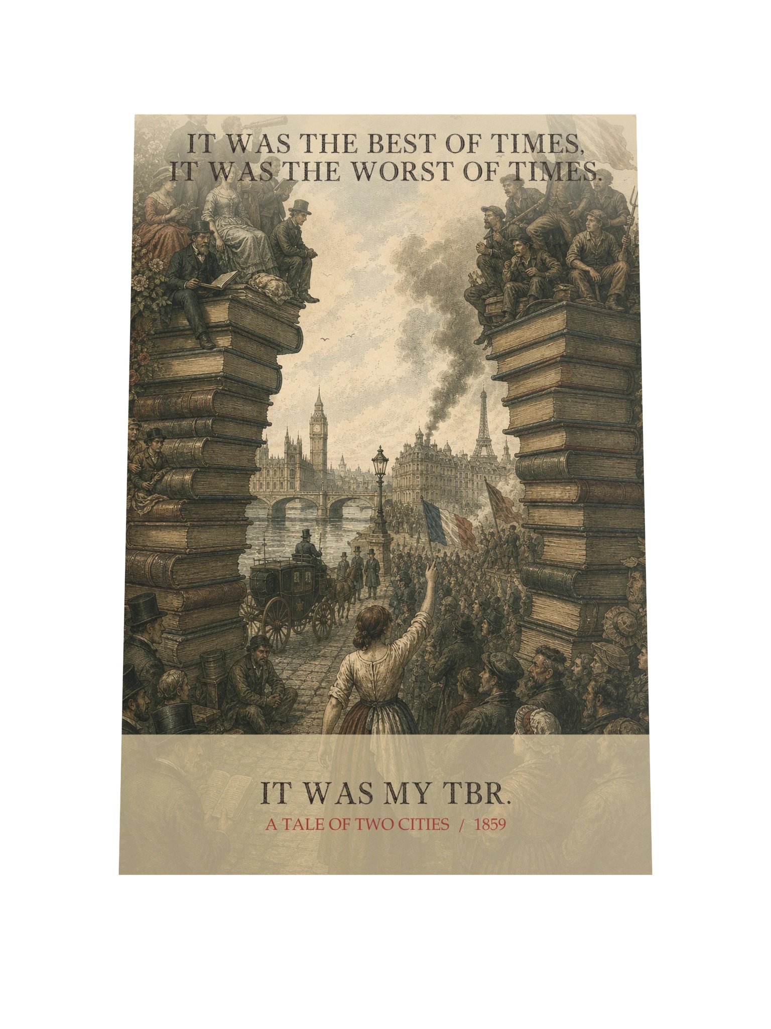 Was Best Times Was Worst Times Was -- A Tale of Two Cities Art Print product image (9)