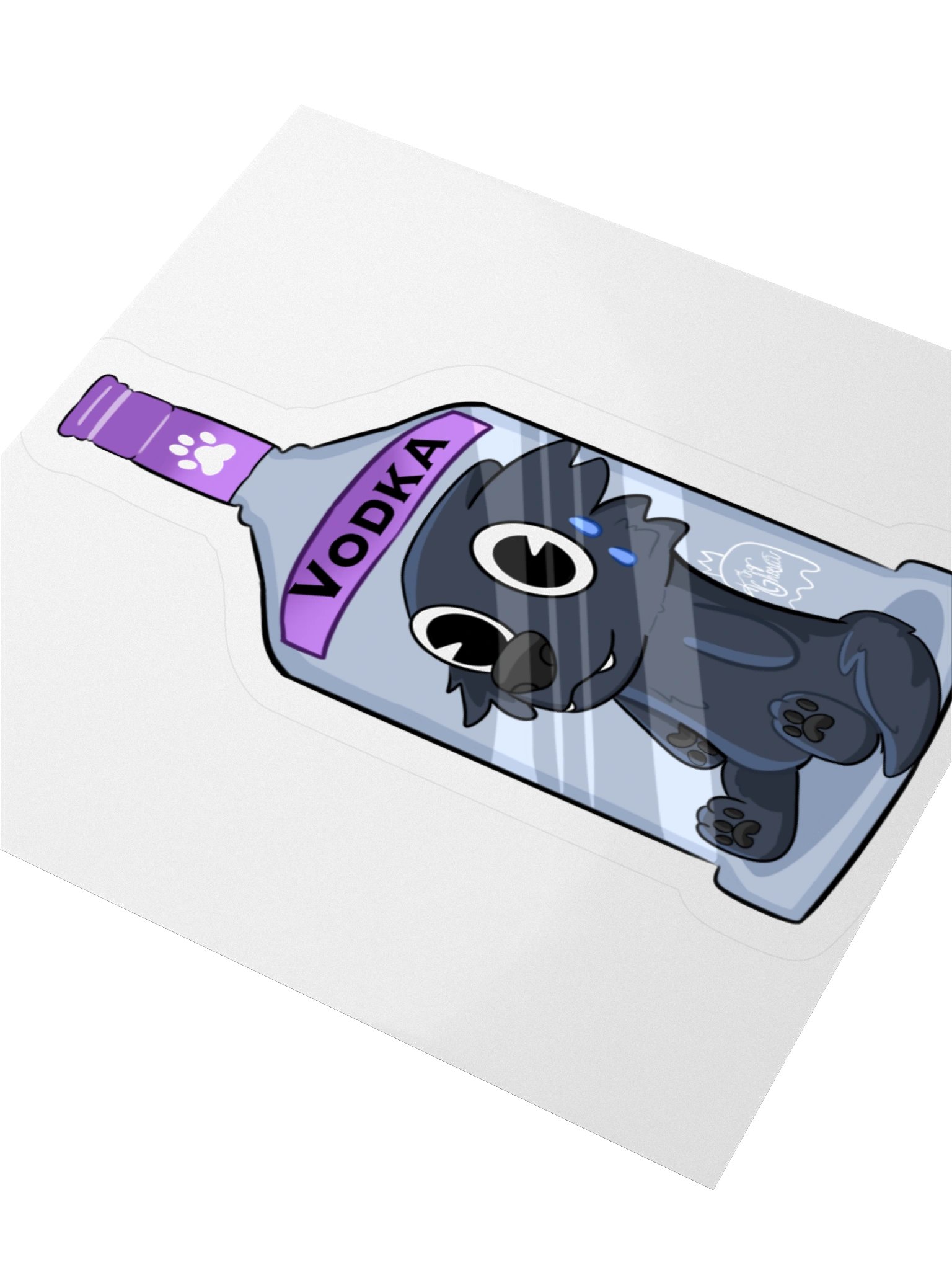 Vodka in a Bottle – Sticker product image (7)