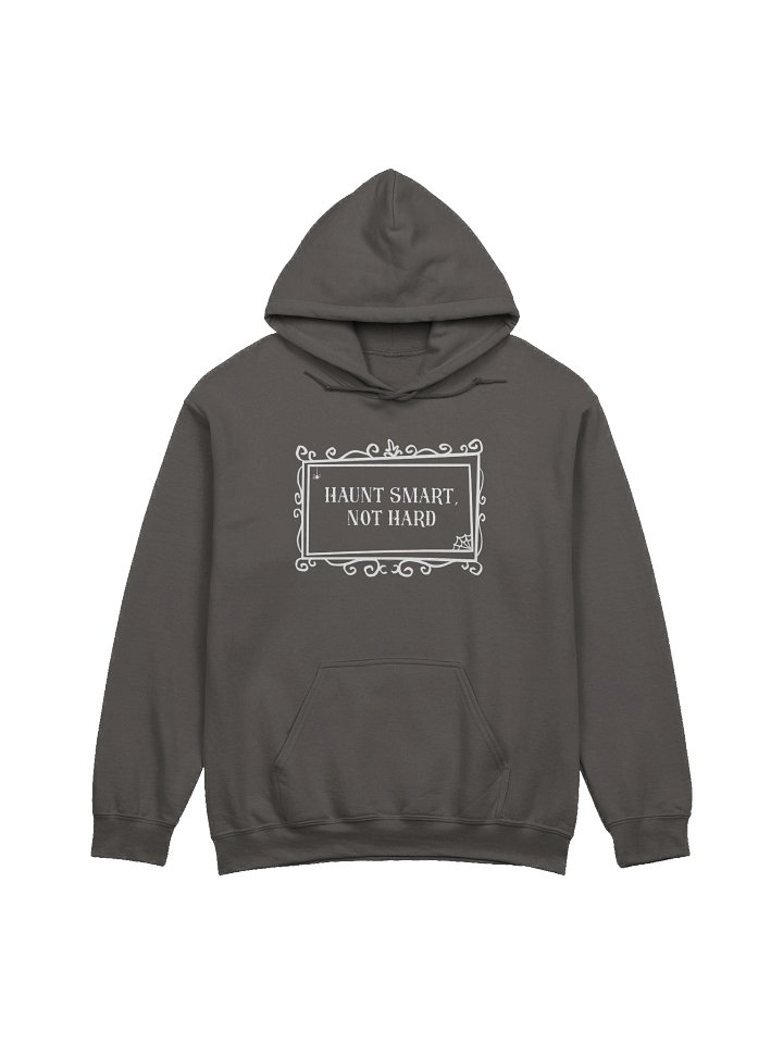 [UM Designs] Haunt Smart - Unisex Pullover Graphic Hoodie [black letters] product image (1)