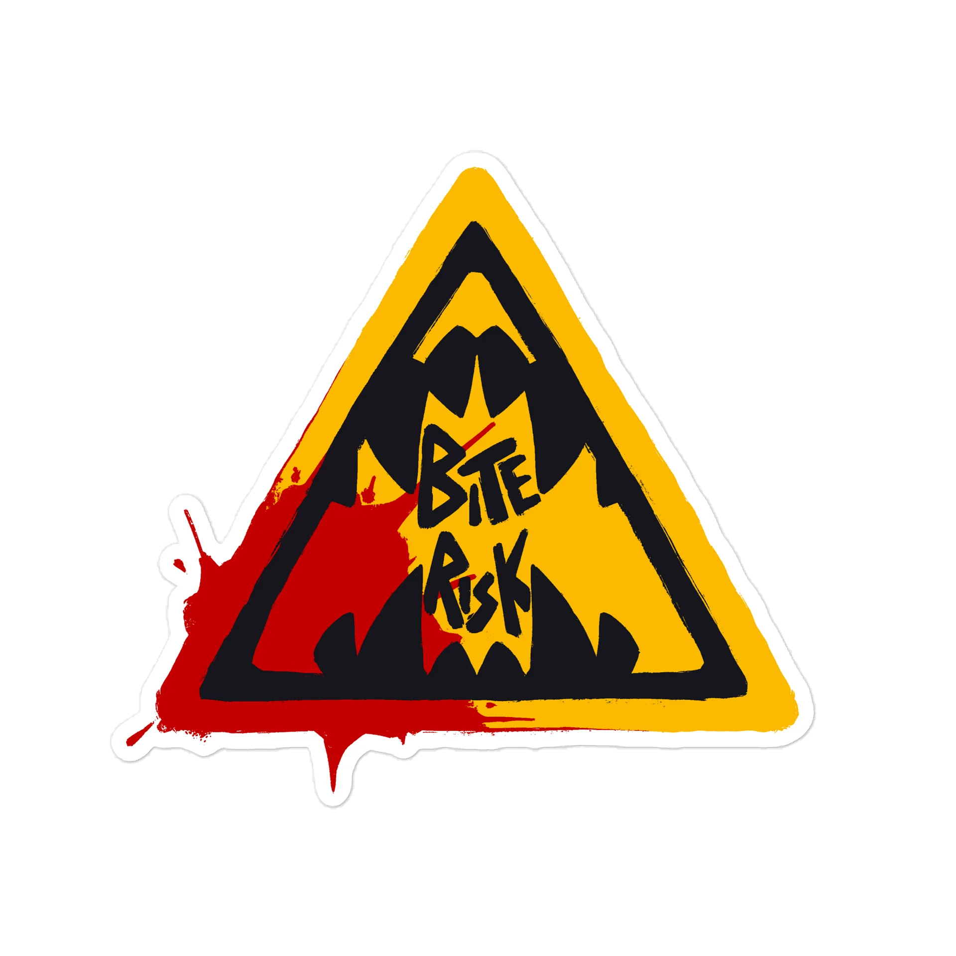 BITE RISK Sticker product image (1)
