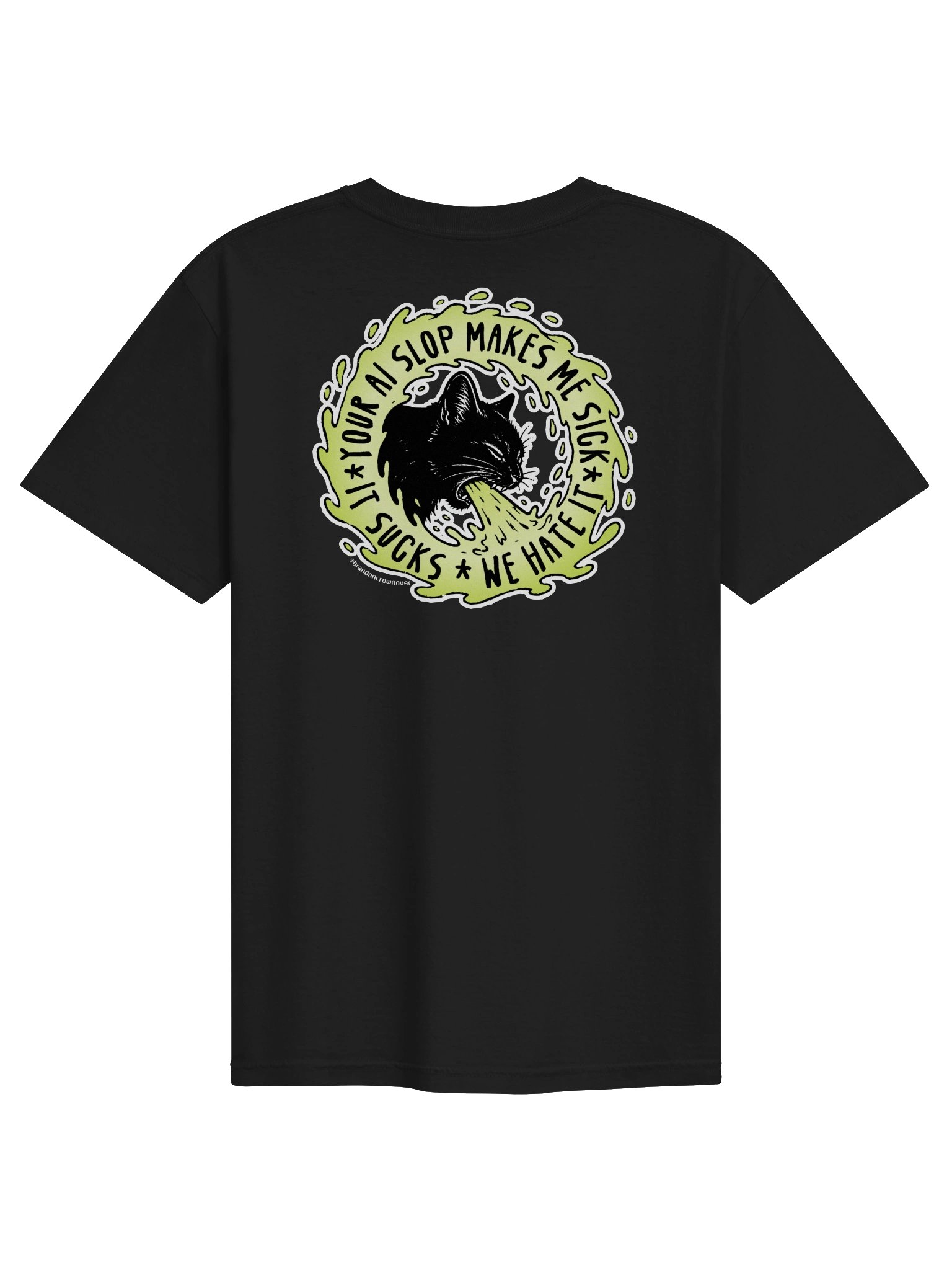 AI Slop Tee - Double Sided - DARK product image (21)