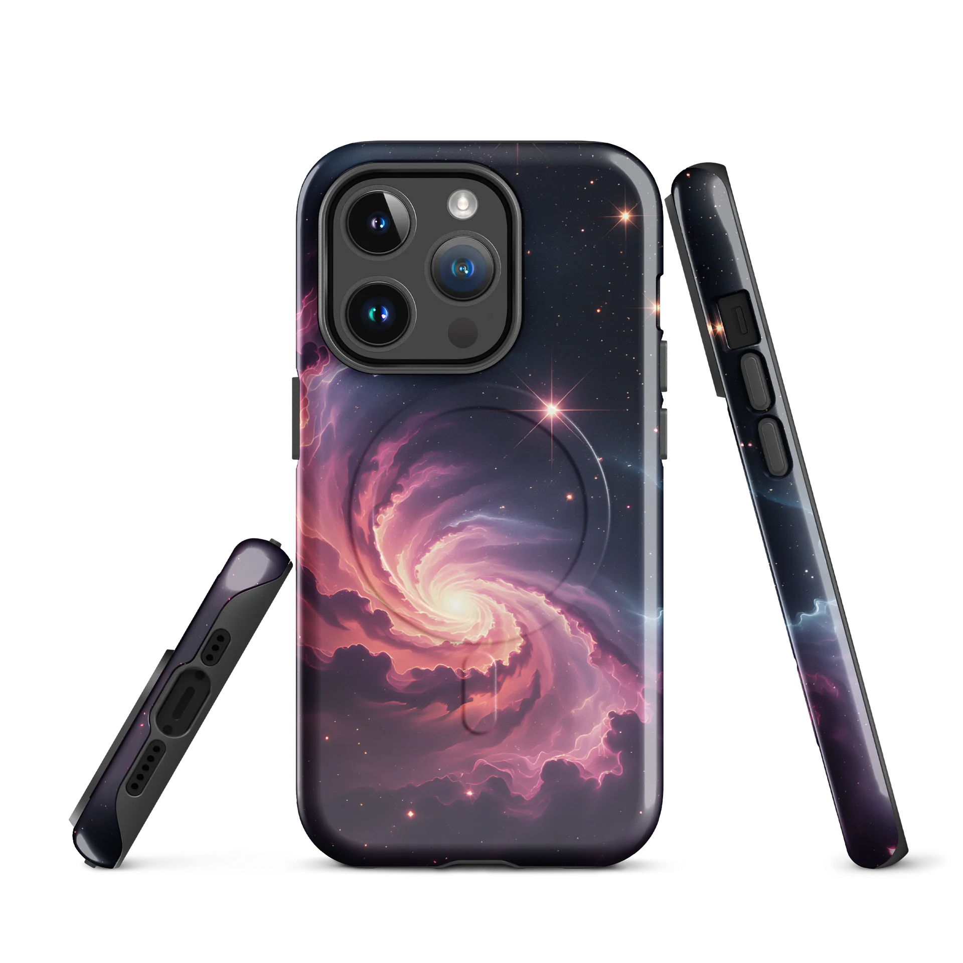 Magenta Nebula Storm MagSafe Tough Case product image (1)