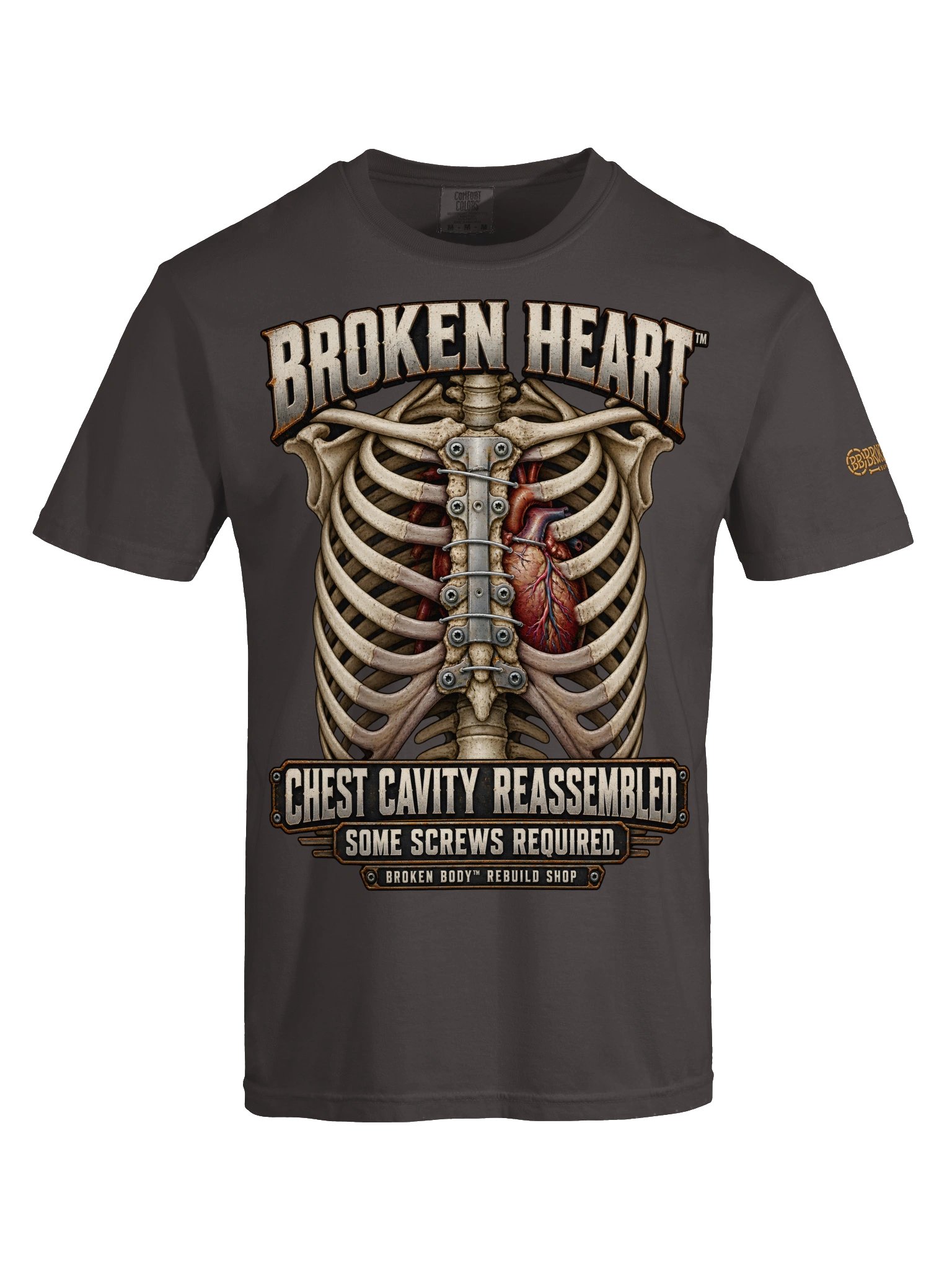 Chest Surgery Shirt — Chest Cavity Reassembled Aftermarket Parts Tee | Rebuild Shop product image (11)