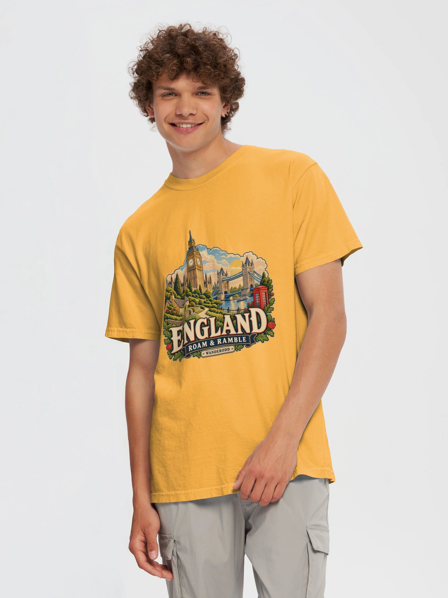 England Big Ben Graphic T-Shirt – Comfort Colors® | WanderOdd product image (91)