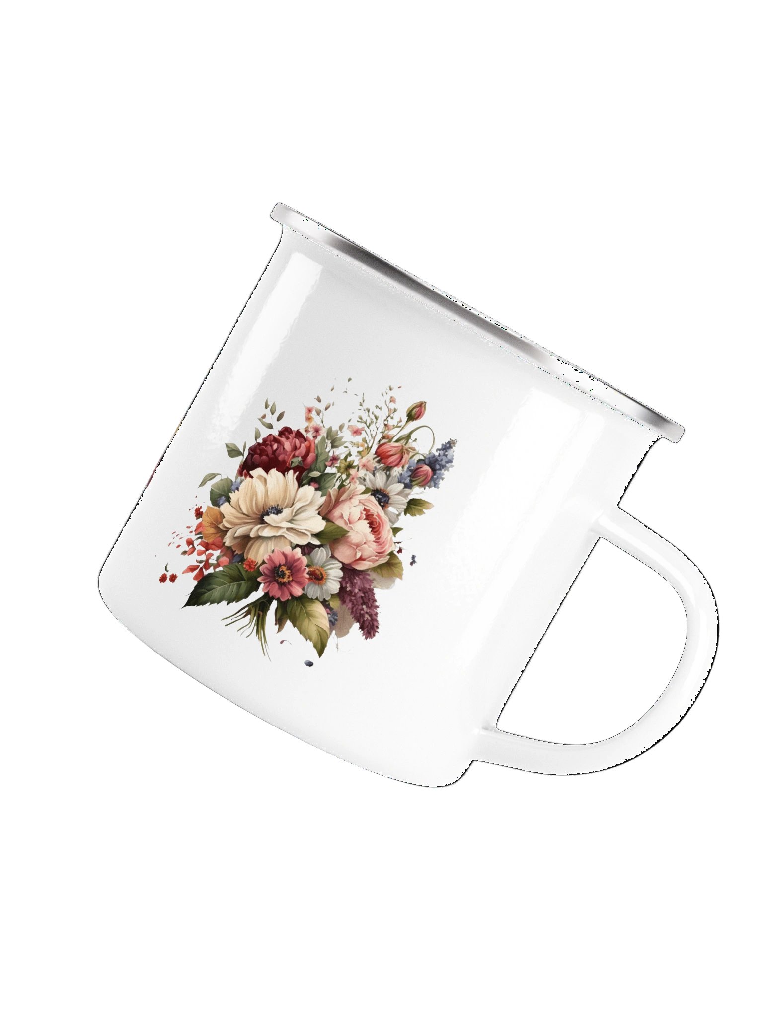 Flowers Enamel Mug product image (5)
