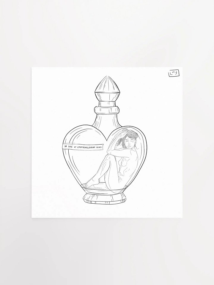 In Case of Emergency, Break Glass - Poster Print product image (1)