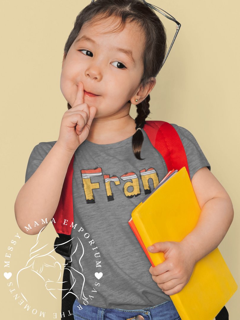 Personalized Pencil Name Kids Shirt product image (4)