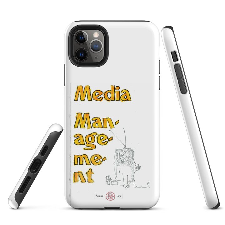 Media Management Zine Cover iPhone Case product image (5)