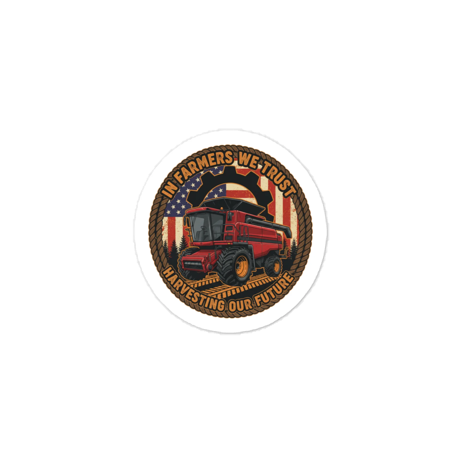 Harvester Patriot Vinyl Decals product image (1)