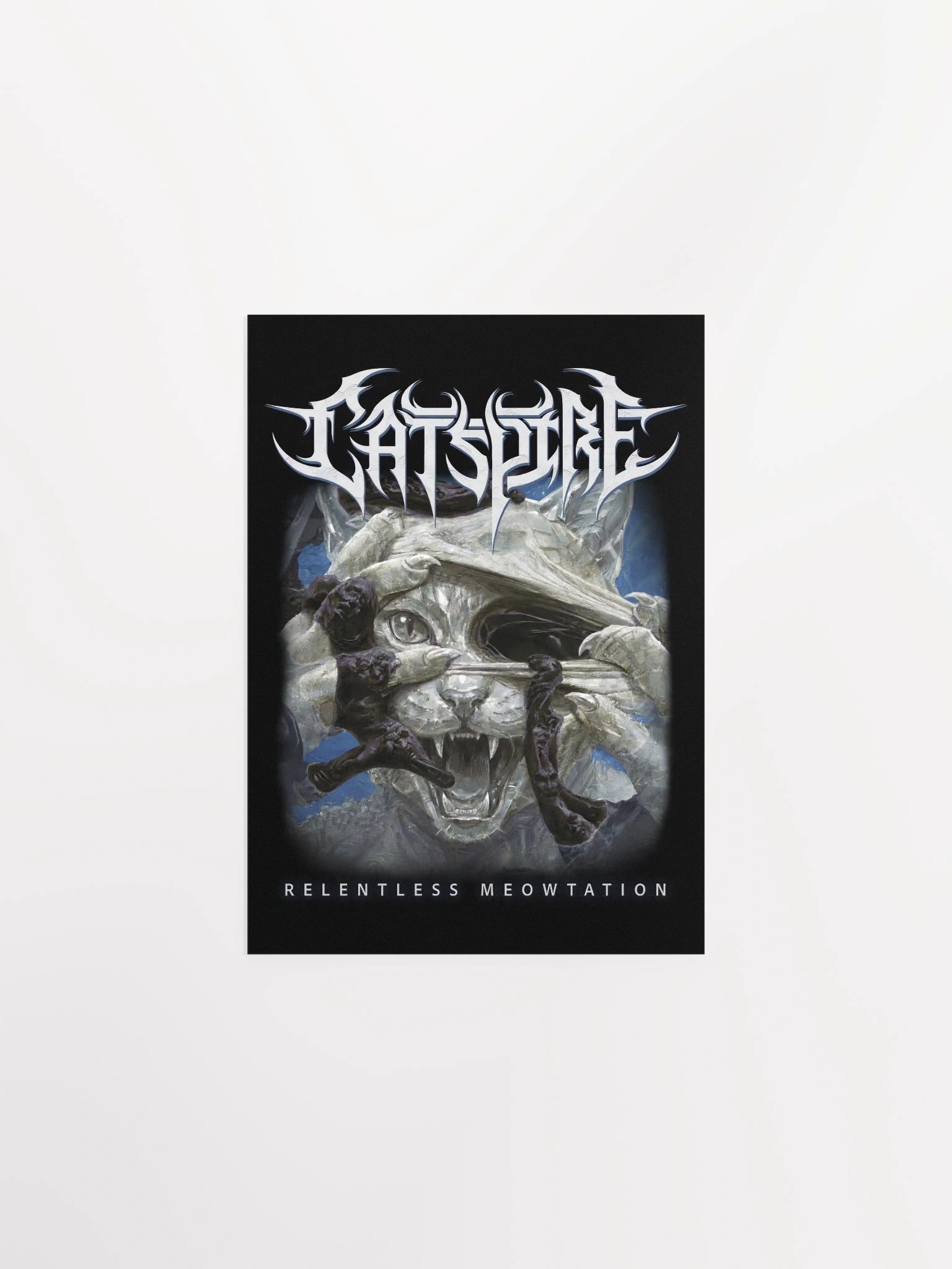 CATSPIRE RELENTLESS MEOWTATION POSTER product image (2)