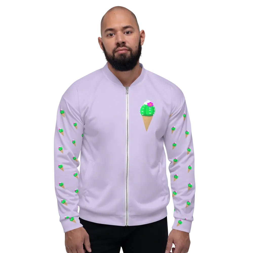 Cactus Cone Bomber Jacket - Lavender product image (4)