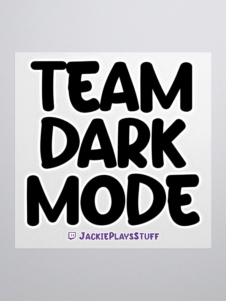 Team Dark Mode Sticker product image (1)