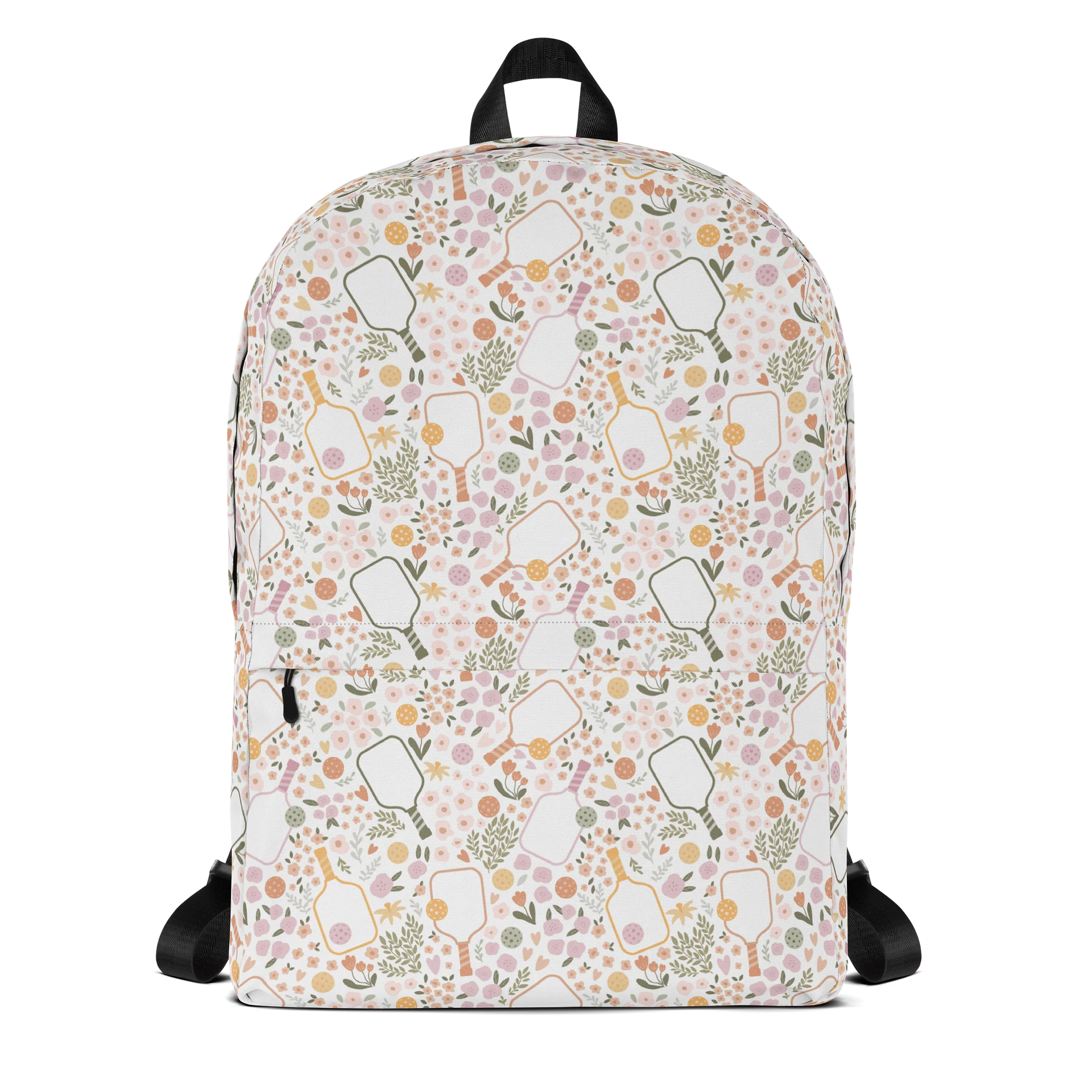 Floral Pickleball Backpack with Pocket product image (1)