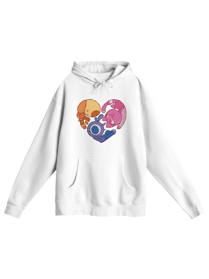 CatBirdDog Heart Hoodie product image (5)