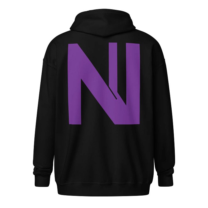 Flaskn zip hoodie (purple logo) product image (8)